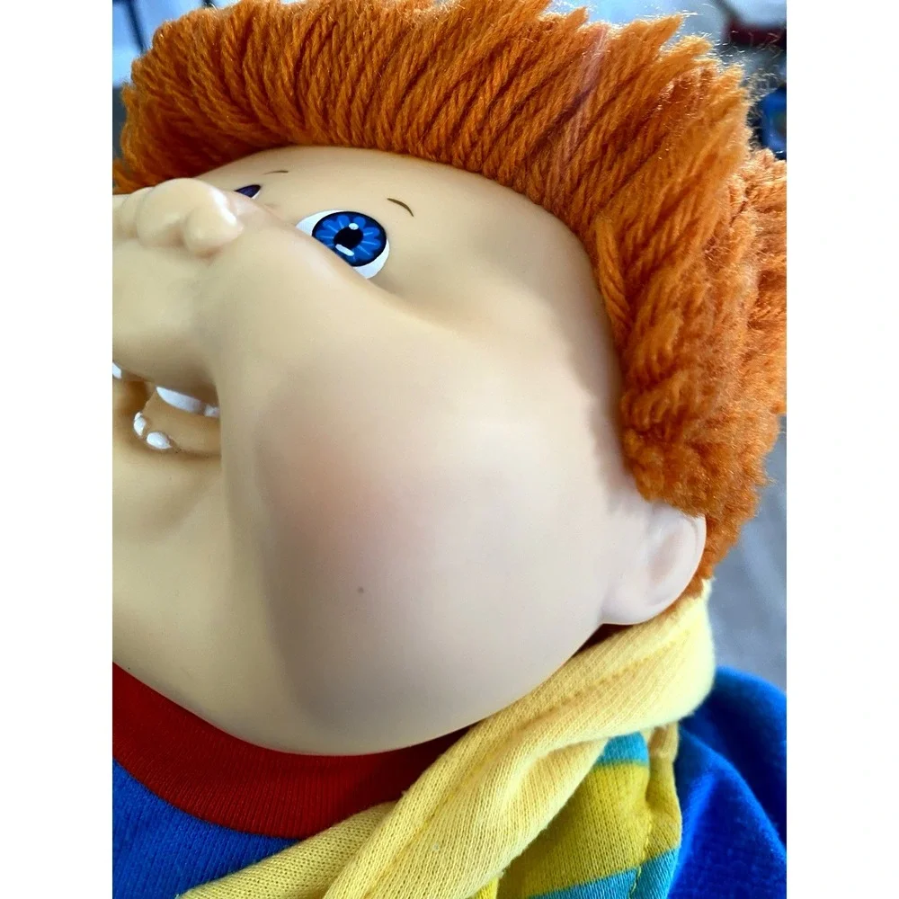HM 19 Toothy Cabbage Patch Kid Red Hair Boy Designer Line 1989 90s Coleco Box - Picture 15 of 16
